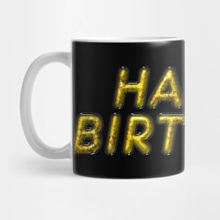 Happy Birthday - Yellow Mug